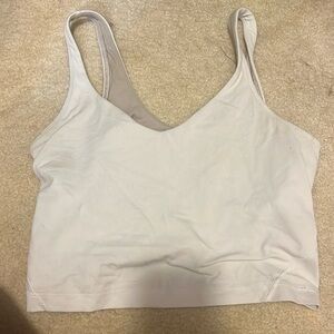White lululemon align tank size 6